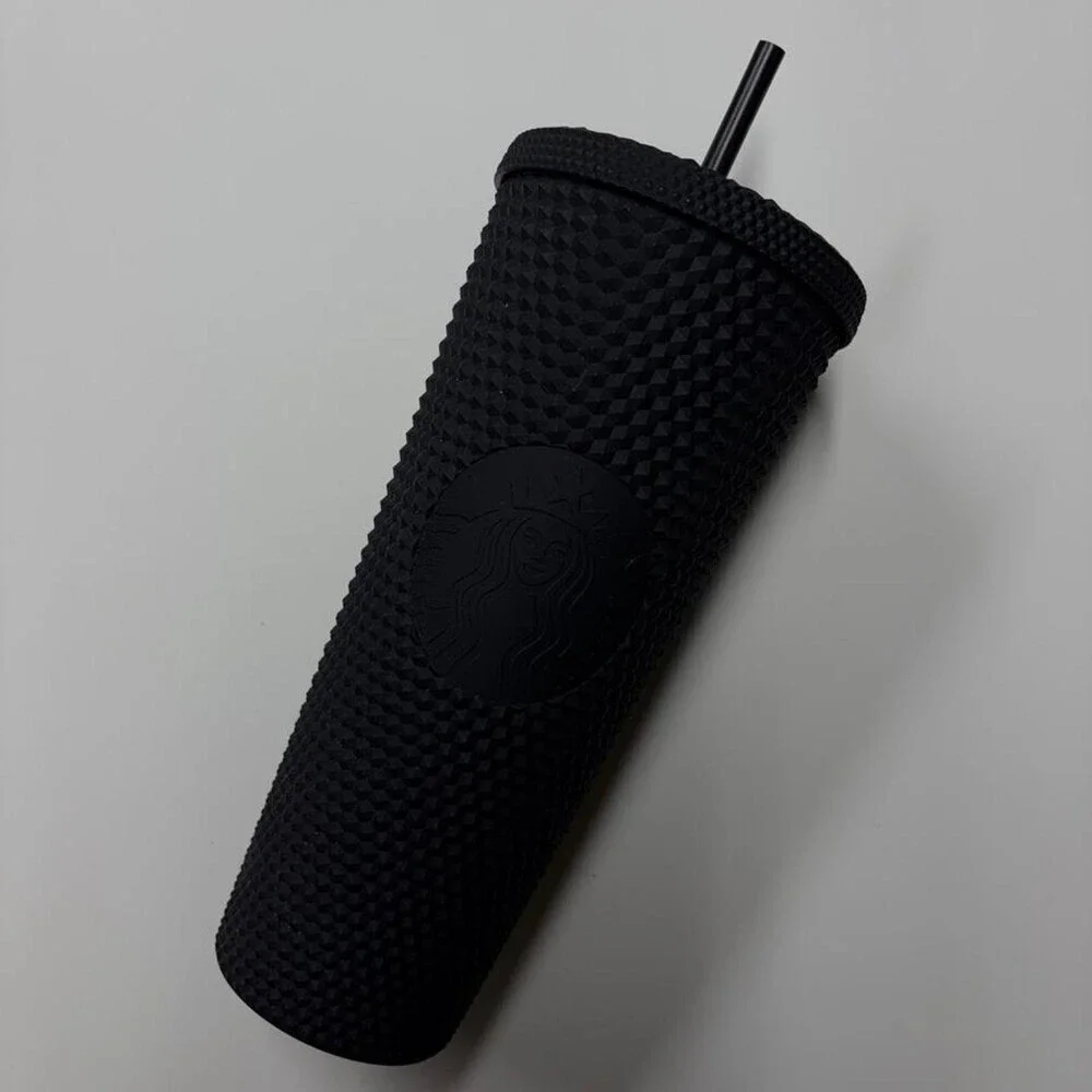 Starbucks black studded 240z venti cold cup tumbler